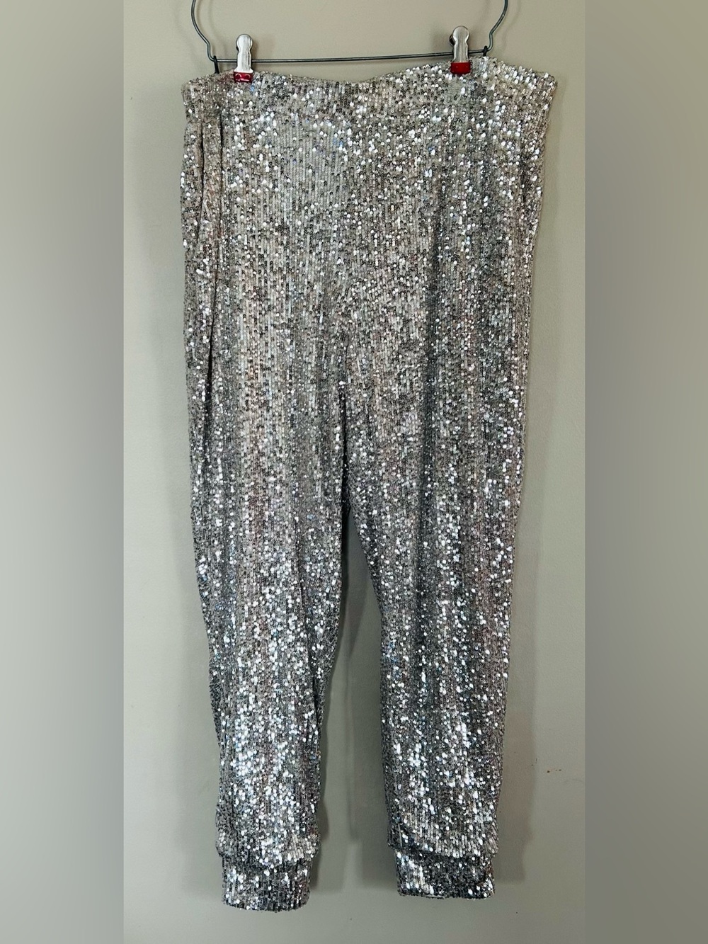 NWT Cable & Gauge Champagne Sequin Joggers